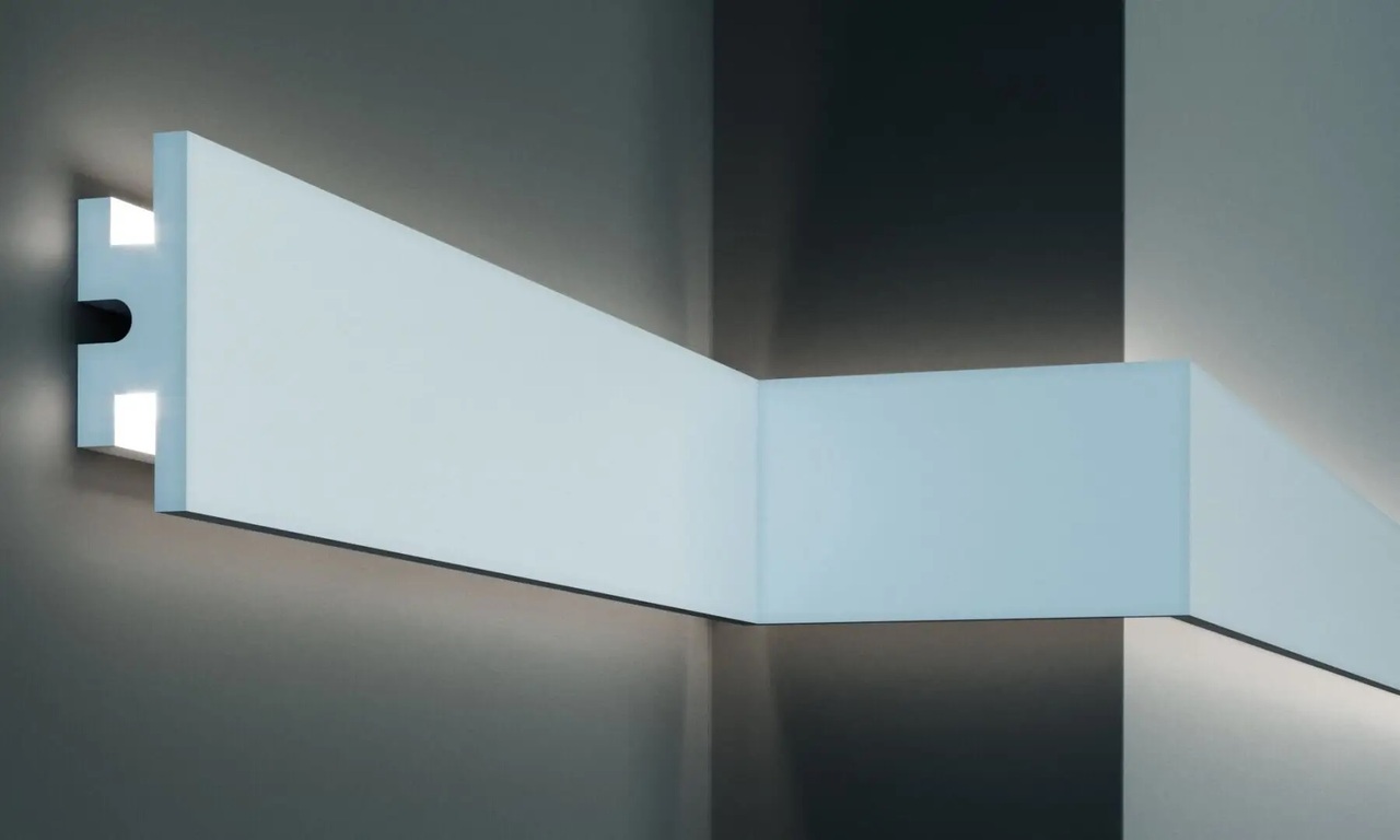 Карниз для LED освітлення Tesori (KD 302), ELITE DECOR - Зображення