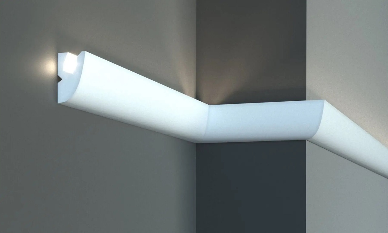 Карниз для LED освітлення Tesori (KD 303), ELITE DECOR - Зображення KD_303.jpg