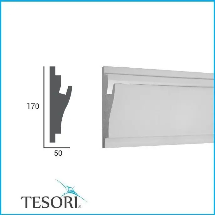 Карниз для LED освітлення Tesori (KD 403), ELITE DECOR - Зображення KD_403-.jpg