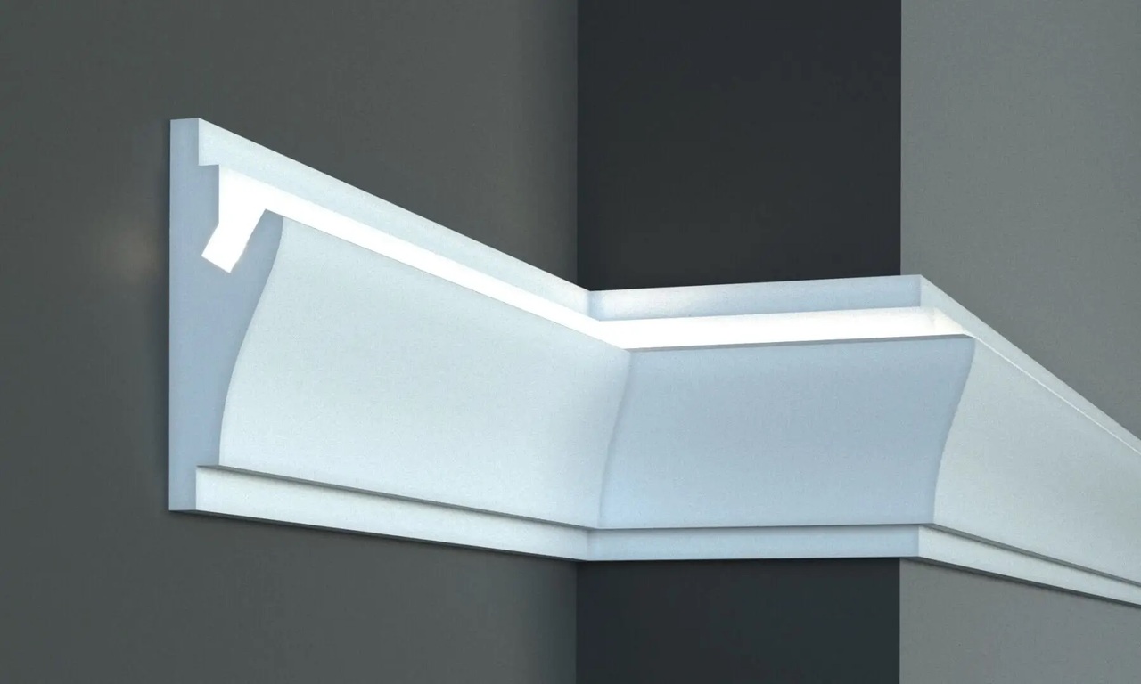 Карниз для LED освітлення Tesori (KD 403), ELITE DECOR - Зображення KD_403.jpg