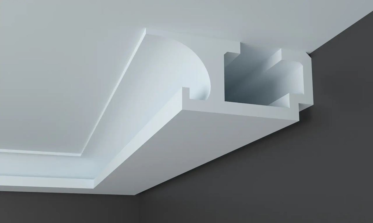 Карниз для LED освітлення Tesori (KD 409), ELITE DECOR - Зображення