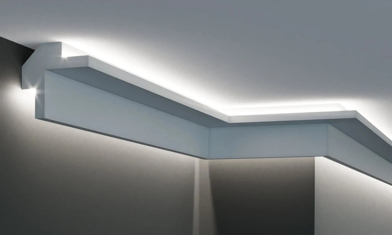 Карниз для LED освітлення Tesori (KD 503), ELITE DECOR - Зображення KD_503.jpg
