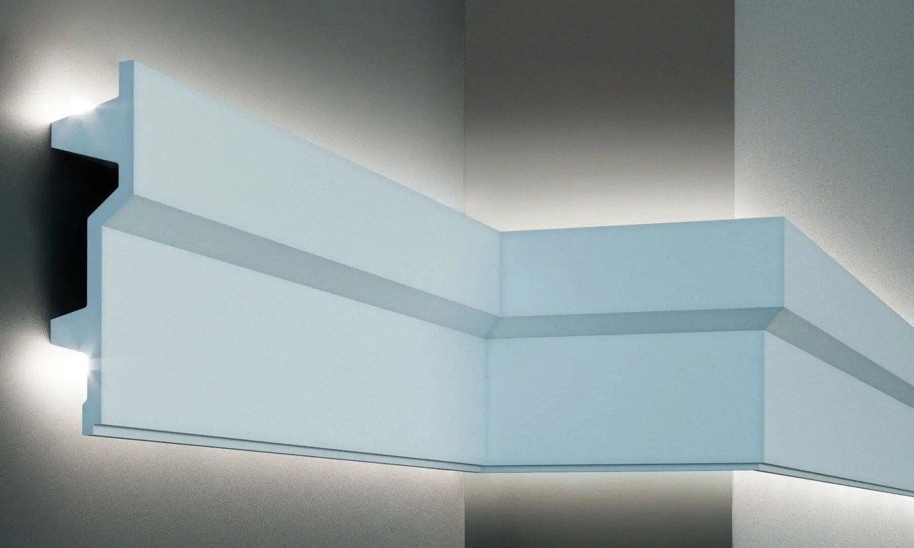 Карниз для LED освітлення Tesori (KF 707), ELITE DECOR - Зображення KF_707.jpg
