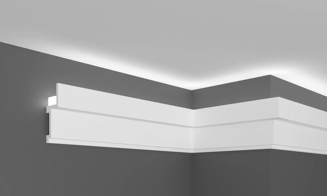 Карниз полімерний Grand Decor (KH 915), ELITE DECOR - Зображення