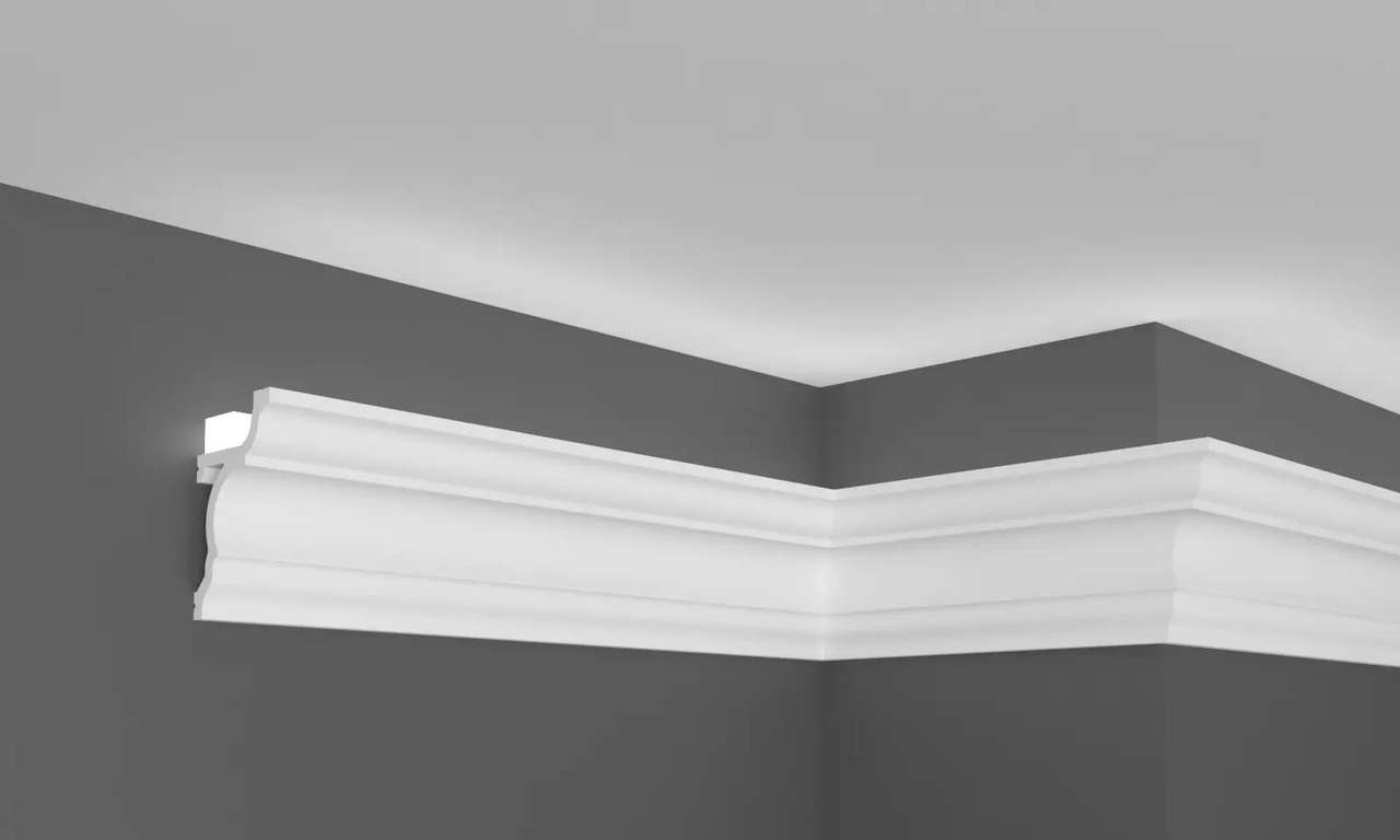 Карниз полімерний Grand Decor (KH 916), ELITE DECOR - Зображення KH_916.jpg