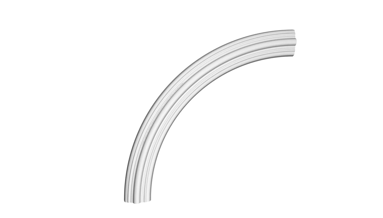 Молдинг радіальний поліуретановий Harmony (KR 101), ELITE DECOR - Зображення