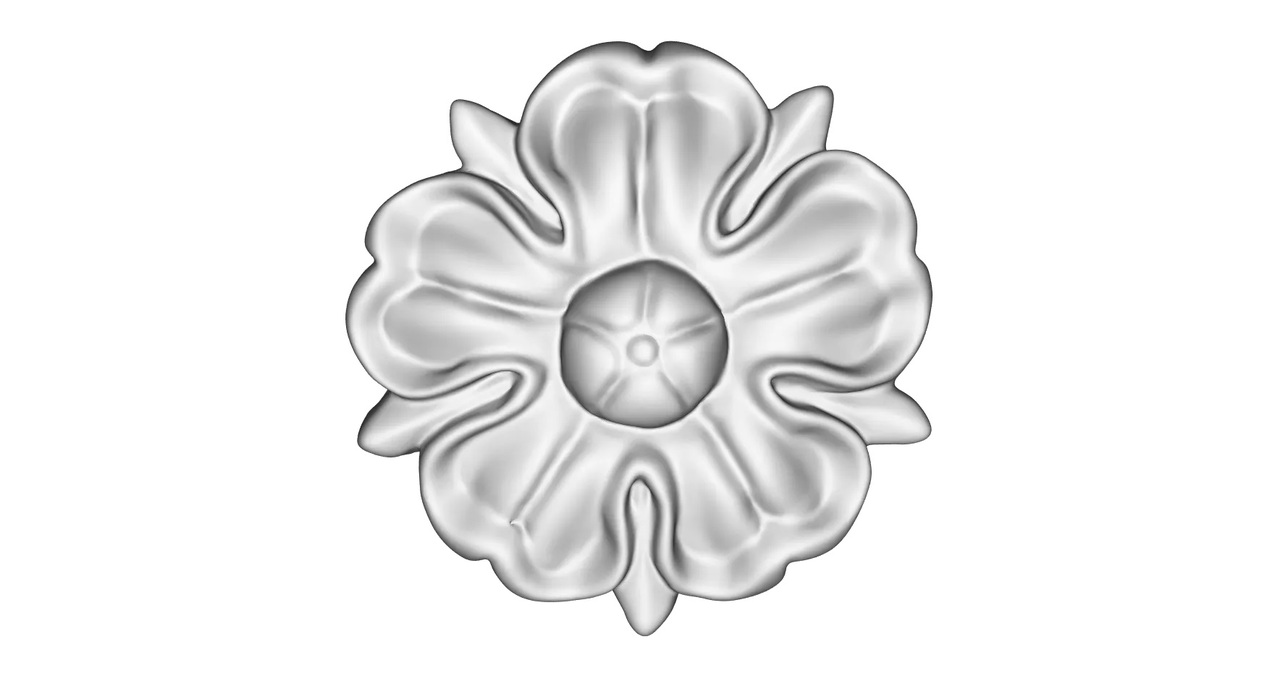 Орнамент поліуретановий Harmony (KR 350), ELITE DECOR - Зображення