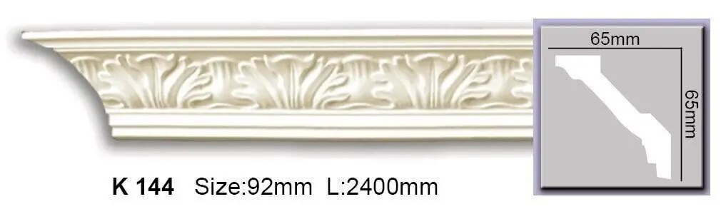 Карниз поліуретановий Harmony (K 144 Flexi), ELITE DECOR - Зображення