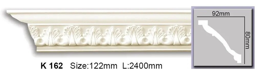 Карниз поліуретановий Harmony (K 162), ELITE DECOR - Зображення