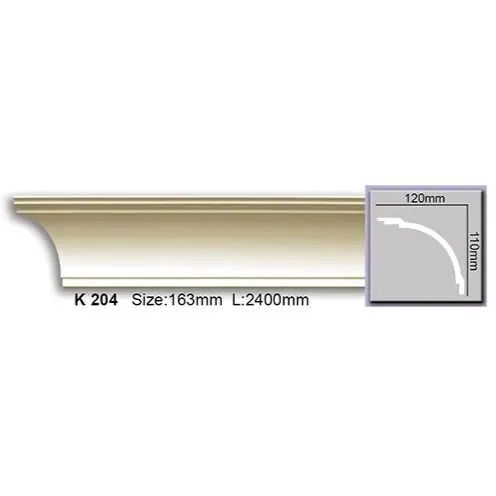 Карниз полиуретановый Harmony (K 204 Flexi), ELITE DECOR - Зображення