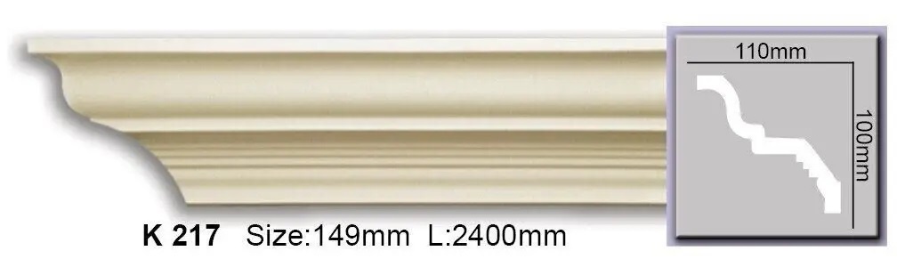 Карниз поліуретановий Harmony (K 217), ELITE DECOR - Зображення K_217.jpg