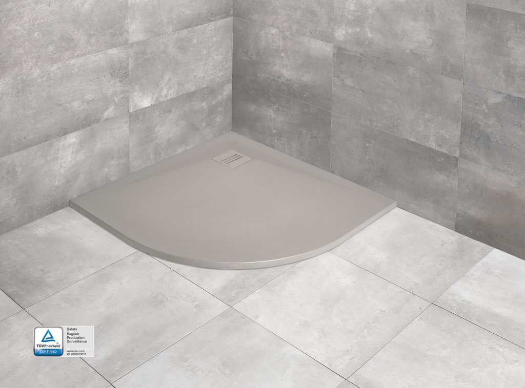 Душевой поддон Kyntos A 80x80 см Cemento, RADAWAY - Зображення