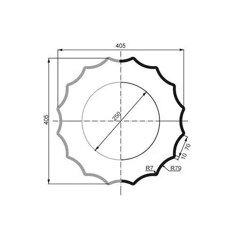 Колона фасадна Prestige Decor (LC 106-21 Half), ELITE DECOR - Зображення LC_106-21_Half-.jpg