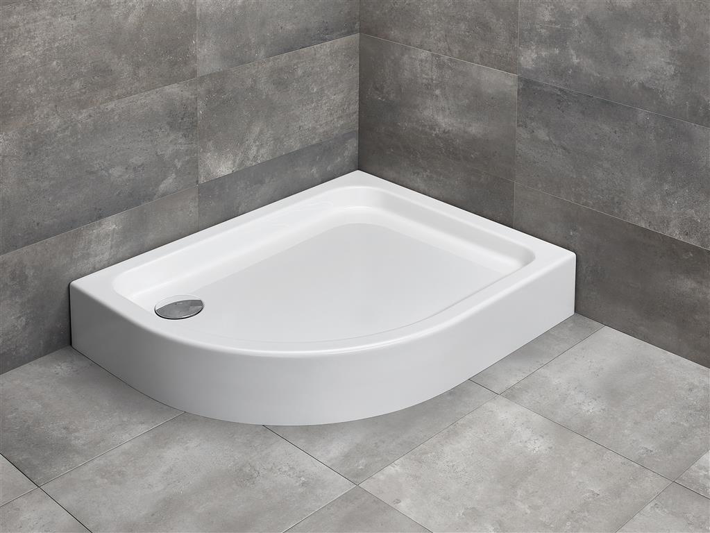 Душевой поддон Laros E Compact 100x80 см правый, RADAWAY - Зображення