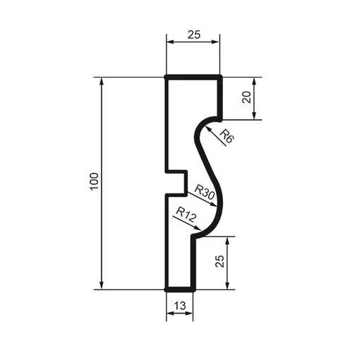 Молдинг фасадний Prestige Decor (MC 107), ELITE DECOR - Зображення MC_107-.jpg