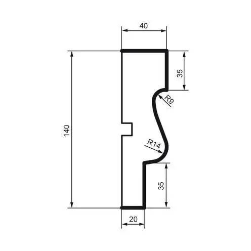 Молдинг фасадний Prestige Decor (MC 120), ELITE DECOR - Зображення MC_120-.jpg
