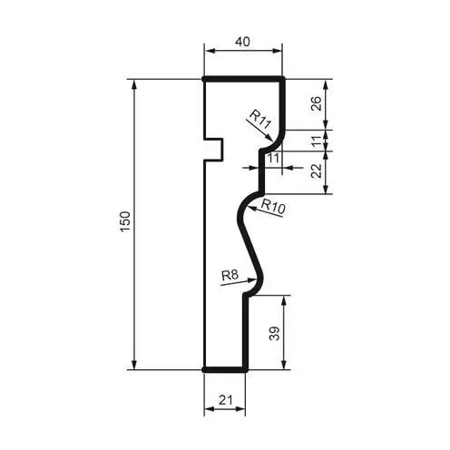 Молдинг фасадний Prestige Decor (MC 125), ELITE DECOR - Зображення MC_125-.jpg