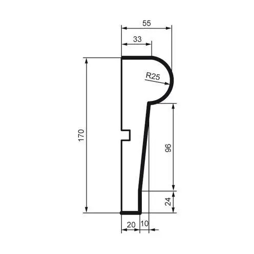 Молдинг фасадний Prestige Decor (MC 132), ELITE DECOR - Зображення MC_132-.jpg