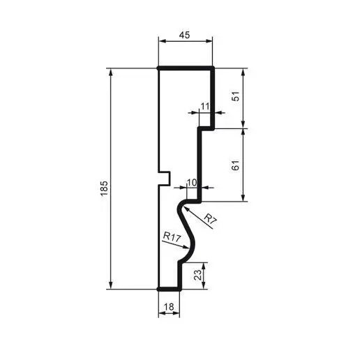 Молдинг фасадний Prestige Decor (MC 137), ELITE DECOR - Зображення MC_137-.jpg
