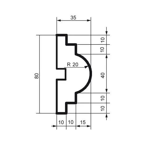 Молдинг фасадний Prestige Decor (MC 149), ELITE DECOR - Зображення MC_149-.jpg