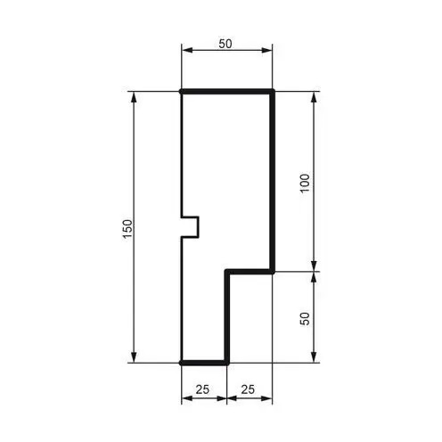 Молдинг фасадний Prestige Decor (MC 162), ELITE DECOR - Зображення MC_162-.jpg