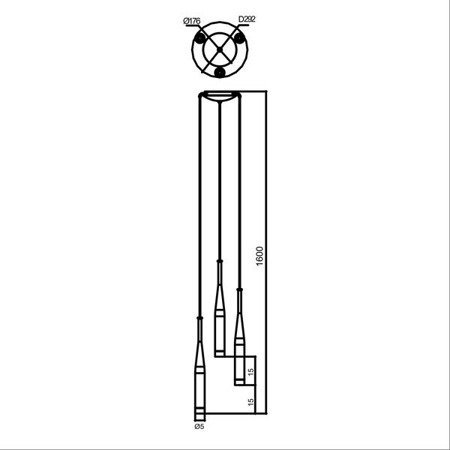 Люстра CONTE (MD1998A-3BL), Zuma Line - Зображення MD1998A-3BL-.jpg