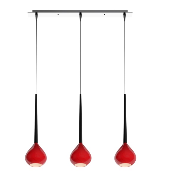 Люстра LIBRA (MD2128B-3R), Zuma Line - Зображення