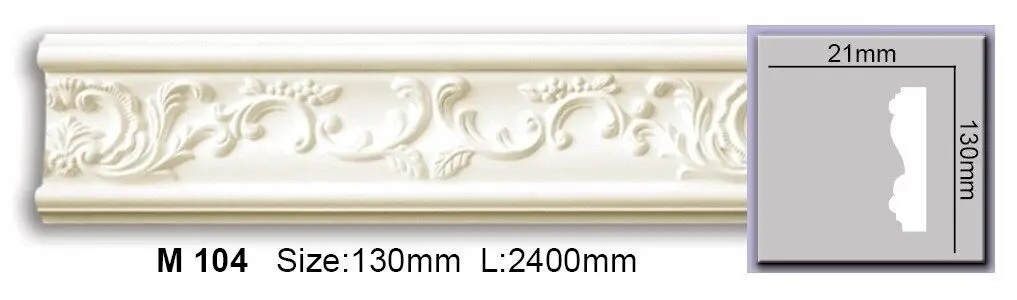 Молдинг с полиуретановым орнаментом Harmony (M 104), ELITE DECOR - Зображення M_104.jpg