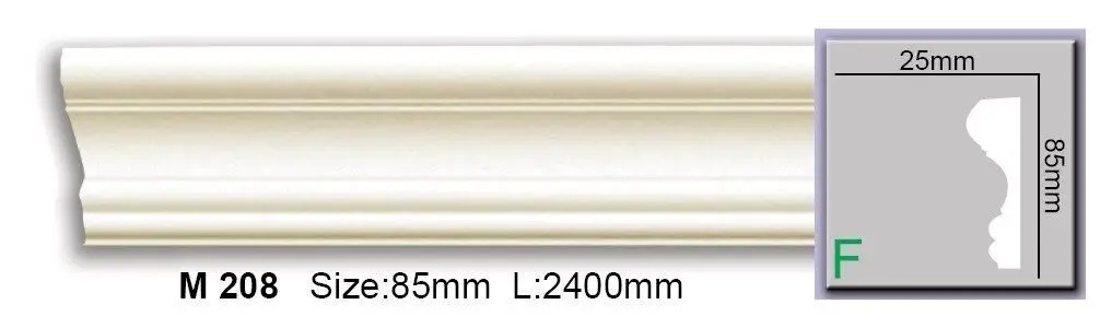 Молдинг поліуретановий Harmony (M 208), ELITE DECOR - Зображення