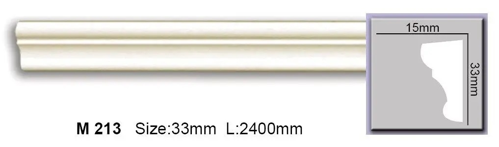 Молдинг поліуретановий Harmony (M 213), ELITE DECOR - Зображення