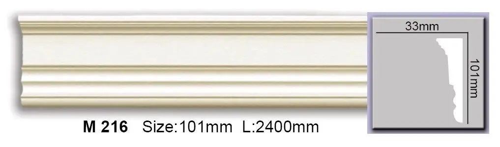 Молдинг поліуретановий Harmony (M 216 Flexi), ELITE DECOR - Зображення