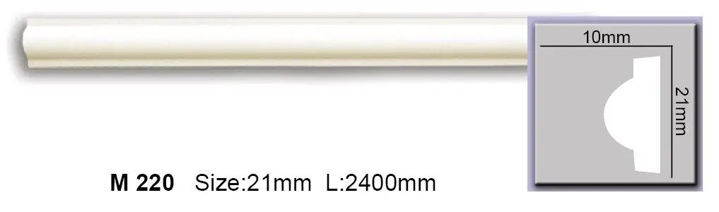 Молдинг поліуретановий Harmony (M 220), ELITE DECOR - Зображення