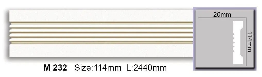Молдинг полиуретановый Harmony (M 232 Flexi), ELITE DECOR - Зображення