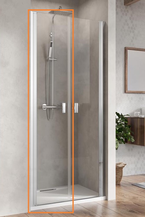 Душові двері NES 8 DWD I 45 ліві RADAWAY - Зображення