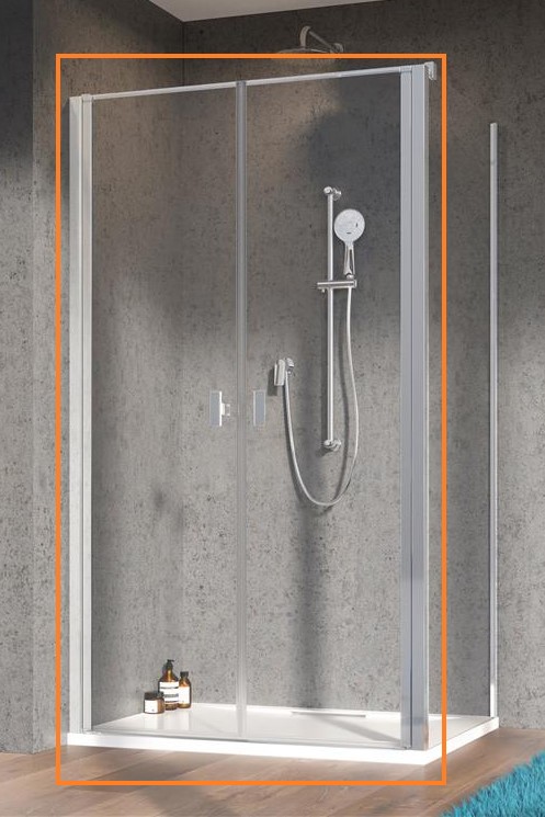 Душові двері NES DWD+S 100 RADAWAY - Зображення