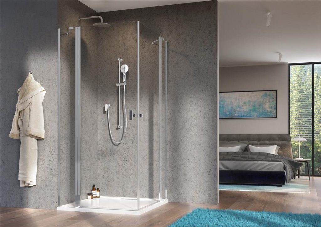 Душова кабіна (половина) NES KDD II 80 ліва RADAWAY - Зображення NES-KDD-II-.jpg