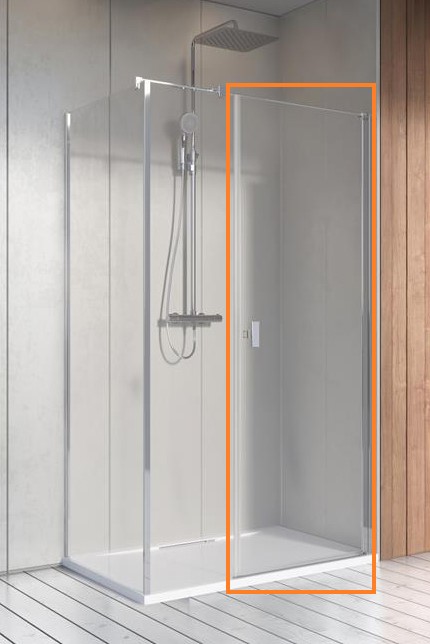 Душові двері NES 8 KDS I 775 праві RADAWAY - Зображення