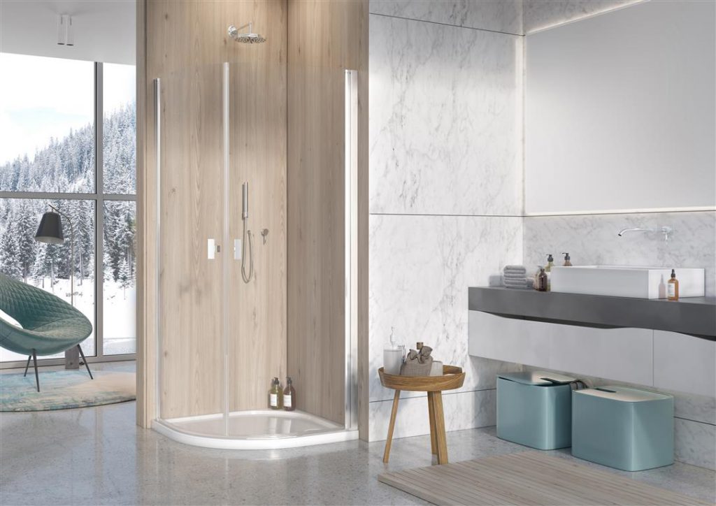 Душова кабіна напівкругла (половина) Nes PDD I 80 права RADAWAY - Зображення NES-PDD-I--.jpg