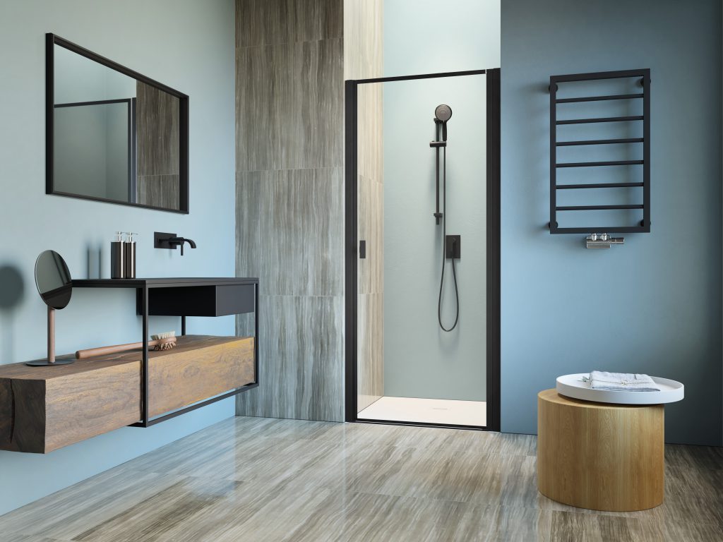 Душові двері NES Black DWJ I 70 Frame праві RADAWAY - Зображення NES_DWJ_I_frame_.jpg