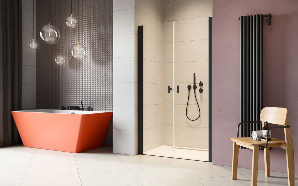 Душові двері NES Black DWD I 110 RADAWAY - Зображення Nes-Black-DWD-.jpg