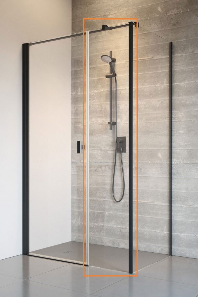 Фронтальна стінка NES 8 Black KDS I 403 RADAWAY - Зображення Nes-Black-KDS-I_wall.jpg