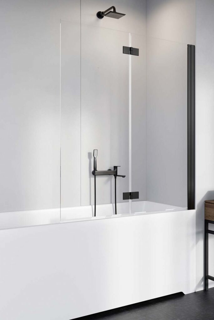 Шторка для ванни NES 8 Black PND I 100 права RADAWAY - Зображення Nes-Black-PND-I_R.jpg