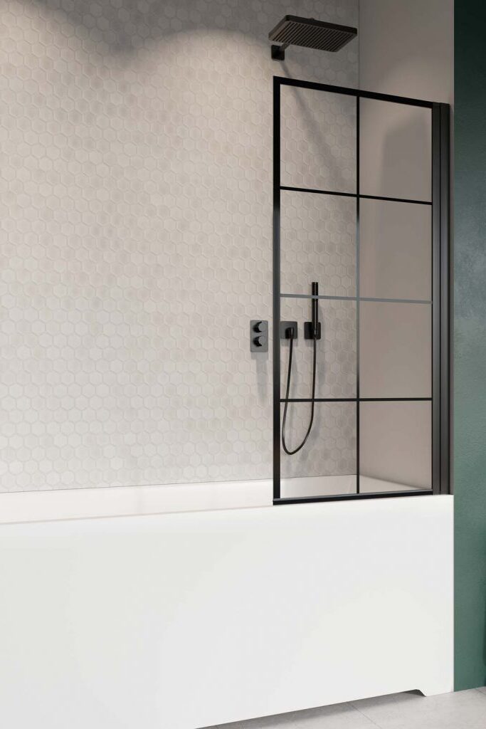 Шторка для ванни NES Black PNJ I 70 Factory права RADAWAY - Зображення Nes-Black-PNJ-Factory_r.jpg