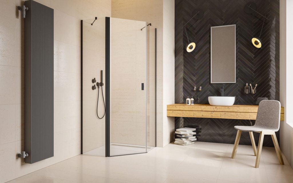 Комплект бокових стінок NES Black PTJ 80 Z x 90 S RADAWAY - Зображення Nes-Black-PTJ-.jpg