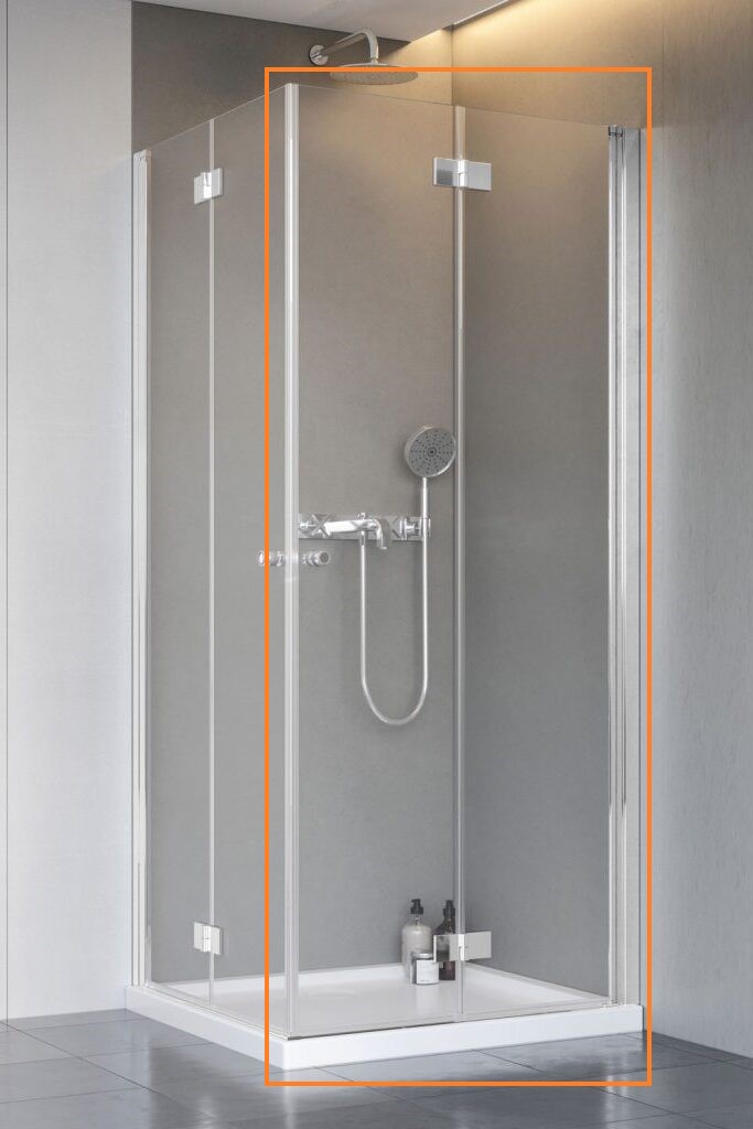 Душова кабіна (половина) Nes KDD B 100 права RADAWAY - Зображення