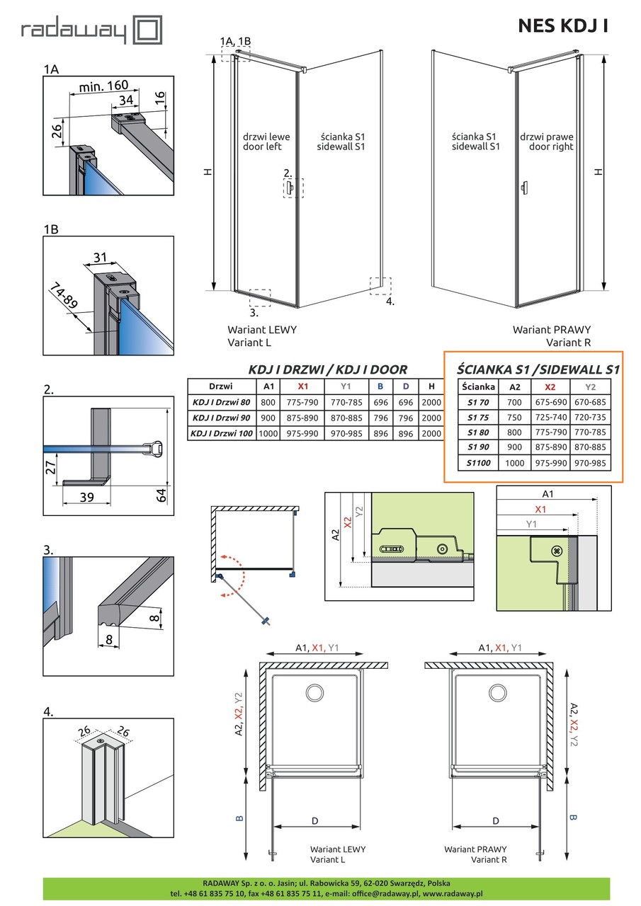 Бокова стінка NES S1 90 RADAWAY - Зображення Nes-KDJ-I---.jpg