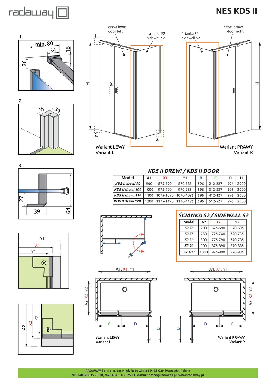 Бокова стінка NES S2 80 RADAWAY - Зображення Nes-KDS-II--S2.jpg