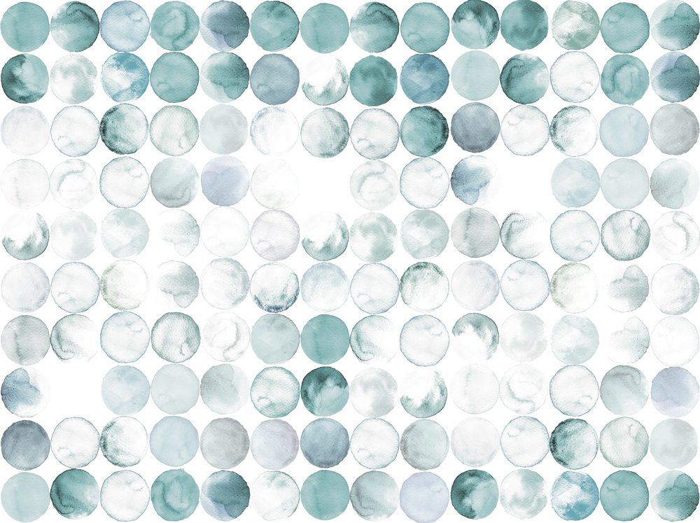 Фотошпалери LeoPrint Акварельний дощ - Зображення