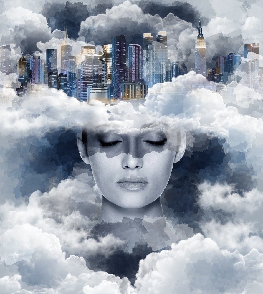 Фотошпалери LeoPrint Леді місто - Зображення