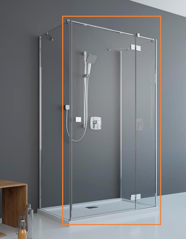 Душові двері Essenza New KDJ+S 90 праві, RADAWAY - Зображення OkztF_R.jpg